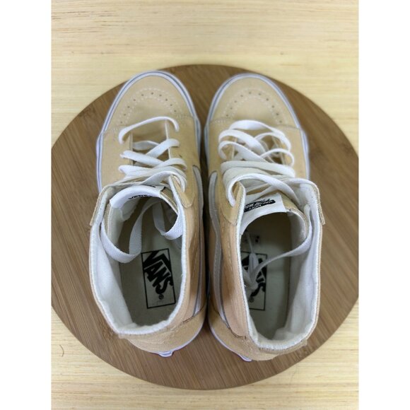 Vans Sk8 Hi Tapered Honey Peach Athletic High Top Shoes Unisex Mens 8 Womens 9.5 - Picture 6 of 8